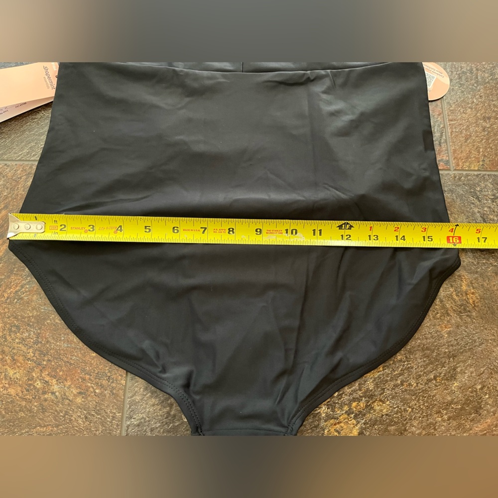 Women’s new Shapermint high waisted control top ruched bikini bottom. Size 2XL - Picture 11 of 11
